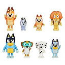 【中古】【輸入品・未使用】Bluey Heeler ファミリーフィギュアパック