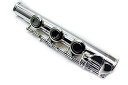 【中古】【輸入品・未使用】TUOREN 17キー B フットフルート ジョイントフルート 修理パーツ アクセサリー コネクター直径 20mm シルバーメッキ