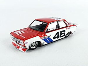 【中古】【輸入品・未使用】TSMモデル ダットサン 510 プロストリートバージョン1 #46 BRE 赤と白(今井潤氏によるデザイン) 海道ハウス 1/64 ダイキャストモデルカー トゥル