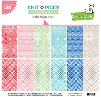 【中古】【輸入品 未使用】Lawn Fawn LF2991 ニット Picky Winter Collection Pack Collection Pack