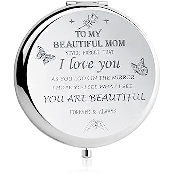 【中古】【輸入品・未使用】お母さんへの誕生日プレゼント - I love you mom ローズゴールド コンパクトミラー/お母様/息子/娘へのギフト お母さんや義母への感謝祭 クリス 【中古】【輸入品・未使用】お母さんへの誕生日プレゼント - I love you mom ローズゴールド コンパクトミラー/お母様/息子/娘へのギフト お母さんや義母への感謝祭 クリス
