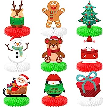 【中古】【輸入品・未使用】クリスマスそり ハニカムPK 9