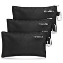 【中古】【輸入品・未使用】TINAREKAツールポーチ 3パック キャンバスジッパーポーチ 整理用 キャンバスツールバッグ 高耐久 キャンバスツール多目的ポーチ...