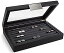 šۡ͢ʡ̤ѡGlenor Co Cufflink Box for Men - Holds 70 Cufflinks - Luxury Display Jewellery Case -Carbon Fibre Design - Metal Buckle Holder, Large G