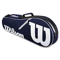 【中古】【輸入品・未使用】Wilson Advantage II テニスバッグ ネイビー/ホワイト