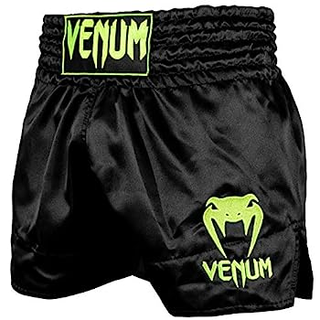 【中古】【輸入品・未使用】VENUM[ヴェヌム] ムエタイ ショーツ Classic クラシック (黒/ネオイエロー, M)