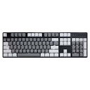 【中古】【輸入品・未使用】AK50 有線 クラシック 104 メカニカルゲーミングキーボード - ブルースイッチ - PBTキーキャップ - ホワイトグレーマッ...