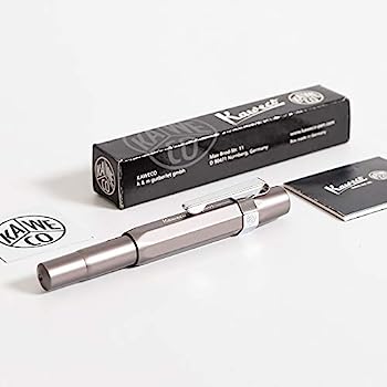 【中古】【輸入品・未使用】Kaweco AL Sport 万年筆 無煙炭 細いペン先 Kaweco Sport 八角形クリップ付き クロム