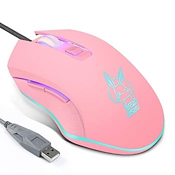 【中古】【輸入品・未使用】Greshare ゲーミングマウス 7色 バックライト光学ゲームマウス 人間工学有線 2400 DPI 6ボタン コンピューター/Win/Mac/Linux/Android/iOS用 (US