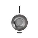 【中古】【輸入品・未使用】Joyce Chen 22-0060, Pro Chef 14-Inch Flat Bottom Wok uncoated Carbo...