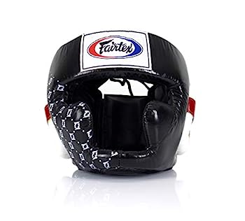 【中古】【輸入品・未使用】(M, Black Fairtex) - Fairtex Headgear Head Guard Super Sparring HG3, HG10, HG13 Dia…