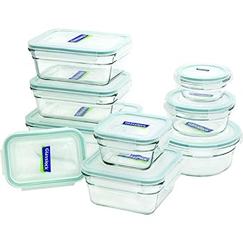 【中古】【輸入品・未使用】Glasslock 18-Piece Assorted Oven Safe Container Set by GlassLock