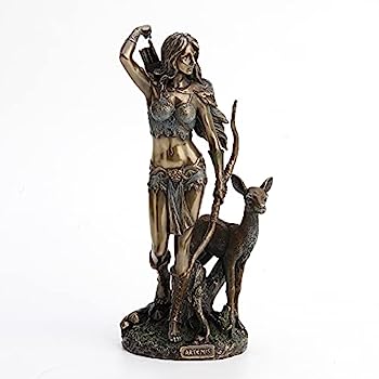 【中古】【輸入品・未使用】Veronese Artemis Greek Goddess of the Hunt Statue