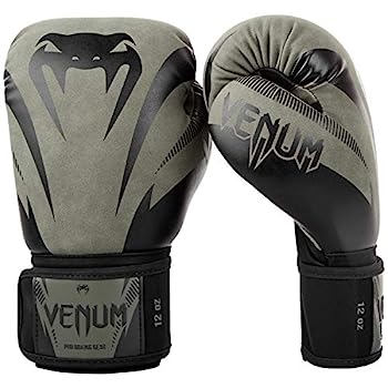 【中古】【輸入品・未使用】VENUM[ヴェヌム] ボクシンググローブ Impact Classic - インパクト・クラシック（カーキ/黒） (14oz)