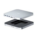 【中古】【輸入品 未使用】Hagibis USB-Cハブ mac mini ドッキングステーション mac mini ハブ Type-C mac mini m1用 デュアルハードドライブエンクロージャ付き mac mini