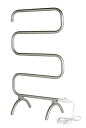 【中古】【輸入品 未使用】Warmrails 37.5-Inch Mid Size Towel Warmer with Wall Mounted/Floor Standing Option, Nickel Finish by Warmrails