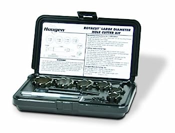 Hougen 11078 RotaCut 大径ホールカッターキット - 分数 9ピース 7/8~1-1/2インチ カッター直径 1/2インチ 切削深さ 1/2インチ