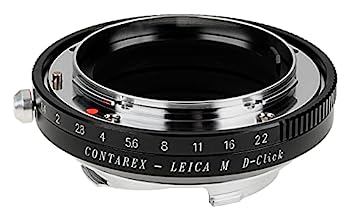 【中古】【輸入品 未使用】Fotodiox Pro レンズマウントアダプター Contarex レンズCRXマウントからLeica Mシリーズカメラへ Leica6ビットMコーディング付き絞り器 RF非連