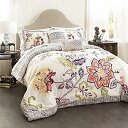 【中古】【輸入品・未使用】Lush Decor 5?Piece Asterキルト地布団セット キング ブルー C41833P15-000