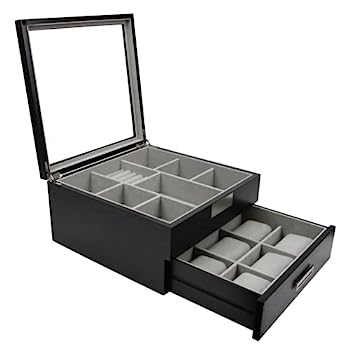 【中古】【輸入品・未使用】Decorebay 多目的ブラックウッド ハンドメイドメンズネクタイ収納ボックス、腕時計ボックスとジュエリーボックス(ビジーマン) 【中古】【輸入品・未使用】Decorebay 多目的ブラックウッド ハンドメイドメンズネクタイ収納ボックス、腕時計ボックスとジュエリーボックス(ビジーマン)