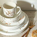【中古】【輸入品・未使用】Stone Lain 磁器食器セット Service for 4 Porcelain Dinnerware Set