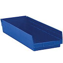 【中古】【輸入品・未使用】Discount Shipping USA プラスチックシェルフビンボックス 23 5/8インチ x 8 3/8インチ x 4インチ ...