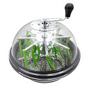 【中古】【輸入品・未使用】HTTMT- 食品グレード シリコン 16インチ リーフボウル バッド トリマー ツイスト スピンカット 植物 つぼみ フラワー ステンレススチール スピン(4)