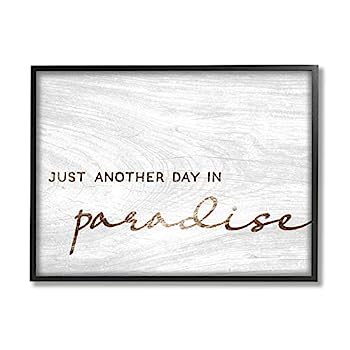 【中古】【輸入品・未使用】Stupell Industries Another Day In Paradise カリグラフィー グレインパターン Lil' Rueによるデザイン 【中古】【輸入品・未使用】Stupell Industries Another Day In Paradise カリグラフィー グレインパターン Lil' Rueによるデザイン