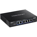 【中古】【輸入品・未使用】TRENDnet 6ポート 10Gスイッチ 2.5G RJ-45 Base-Tポート 4個 10G RJ-45ポート 2個 スイッチング容量 60Gbps 壁取付可能 10ギガビットネットワー