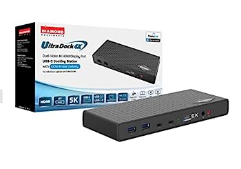 yÁzyAiEgpzDiamond Multimedia USB-C/USB 3.0/TB3/4 fA4K DP/HDMIhbLOXe[V 100Wd͋ VO5K/fA4K@60Hz Windows Mac 2xD