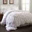 šۡ͢ʡ̤ѡ(King, White) - Lush Decor Serena 3-Piece Comforter Set, King, White