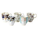 【中古】【輸入品・未使用】Royal Albert 5 Piece 100 Years 1900-1940 Mug Set, 14.1 oz, Multicol...
