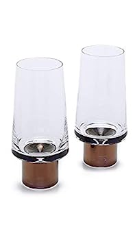 šۡ͢ʡ̤ѡ(Clear/copper) - Tom Dixon Men's Tank High Ball Glasses Set, Clear/Copper, One Size