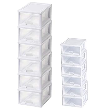 Clothing Accessories (Caps, Ties, Belts) - 【中古】【輸入品・未使用】Sterilite 16クォートクリアプラスチックスタッキングストレージ引き出しコンテナボックス (6パック) + 6クォートストレージ引き出しコンテナボ