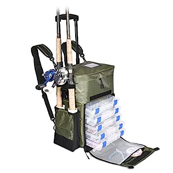 【中古】【輸入品・未使用】XL 'Recon' ローリングフィッシングバックパック タックルボックスストレージバッグ ? 耐腐食性釣りタックルバッグ (5X)3...