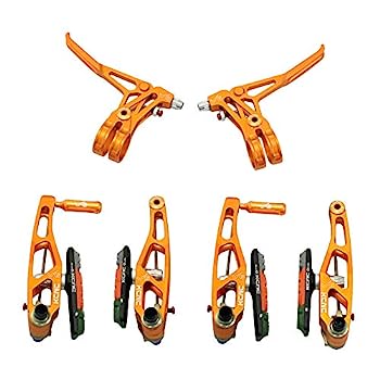 šۡ͢ʡ̤ѡKCNC V6 VB6 MTB V-Brake Set (V-Brakes and Levers), Gold, ...