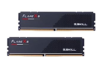 【中古】【輸入品 未使用】G.Skill Flare X5シリーズ (AMD Expo) 64GB (2 x 32GB) 288ピン SDRAM DDR5 5200 CL36-36-36-83 1.25V デュアルチャンネル デスクトップメモリ F