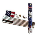 【中古】【輸入品・未使用】Valley Forge Flag 7247778 20 ft. Aluminum Flag Pole Kit
