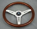 【中古】【輸入品・未使用】NARDI(ナルディ) CLASSIC(クラシック) ウッド&ポリッシュスポーク 340mm ステアリング N340 N340