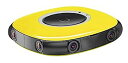 【中古】【輸入品・未使用】Vuze VR Camera 3D 360° 4K ウェアラブルカメラ 防滴 防塵 (イエロー)