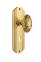 【中古】【輸入品・未使用】Nostalgic Warehouse Decoプレートwith Keyhole Victorianノブ Mortise - 2.25...