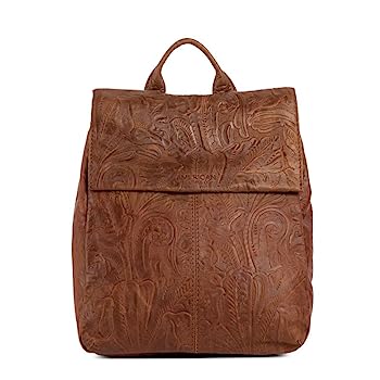 【中古】【輸入品・未使用】AMERICAN LEATHER CO ブラウン リバティ ブランディー ツール付きバックパ..