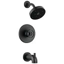 【中古】【輸入品・未使用】Delta Faucet T14458-BL Trinsic タブシャワー マットブラック