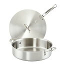 【中古】【輸入品・未使用】Hestan トーマス ケラー インシグニア - 蓋付きステンレススチールロンドー 6クォート