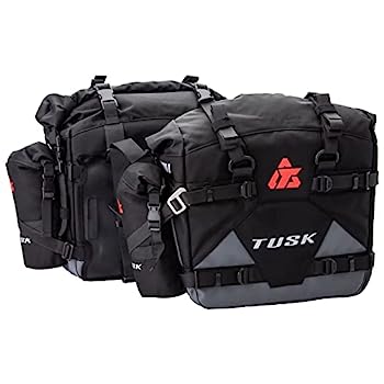 【中古】【輸入品・未使用】Tusk パイロット パニアバッグ ボトルホルダー付き