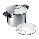 【中古】【輸入品・未使用】Kuhn Rikon Stainless-Steel Pressure Cooker, 8 qt by Kuhn Rikon