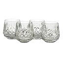 【中古】【輸入品・未使用】Waterford Crystal Lismore 9oz Old Fashioned Glasses, Set of 4 by Waterford