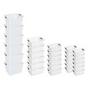 【中古】【輸入品・未使用】STERILITE ディープウルトラプラスチックストレージビン オーガナイザー バスケット、ホワイト