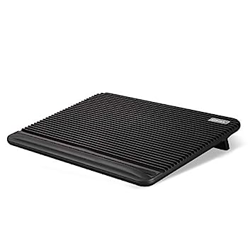 【中古】【輸入品 未使用】Laptop Cooling Pad, Coolertek USB Powered Laptop Cooler, 2 Blue Silent Big Fans, Height Adjustable Non-Slip Laptop Stand with Dual USB