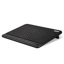 yÁzyAiEgpzLaptop Cooling Pad, Coolertek USB Powered Laptop Cooler, 2 Blue Silent Big Fans, Height Adjustable Non-Slip Laptop Stand with Dual USB